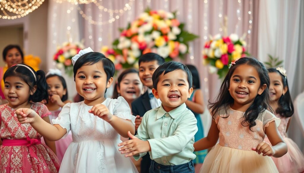 Children Dancing at Wedding