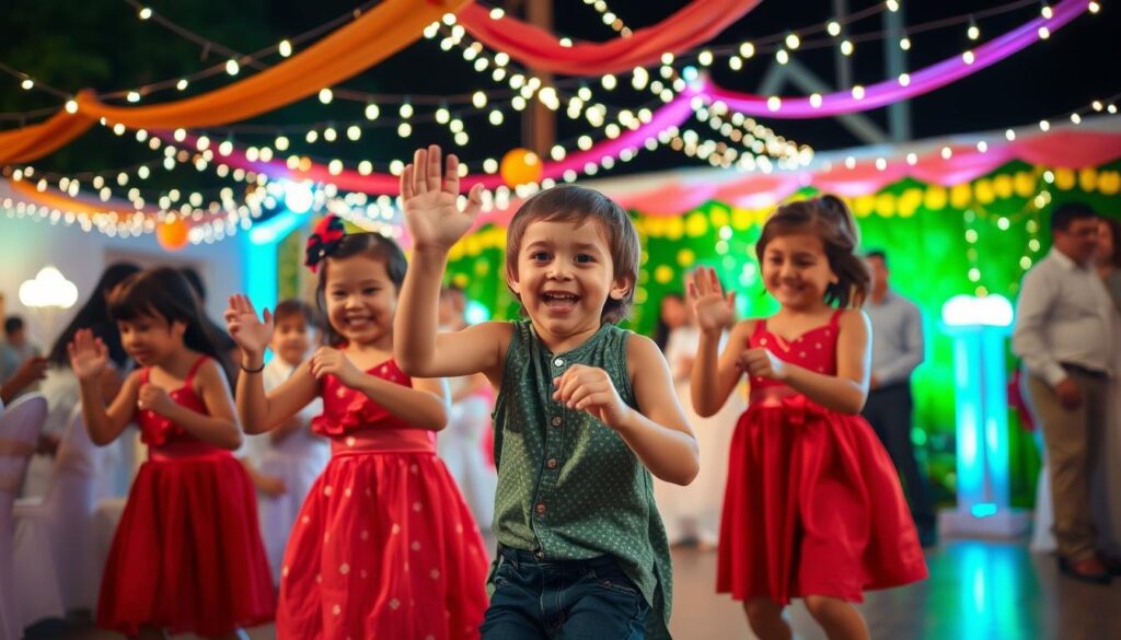 Kids Dancing at Wedding Reception