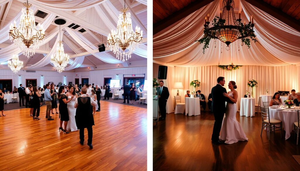 does venue size affect wedding dance choices