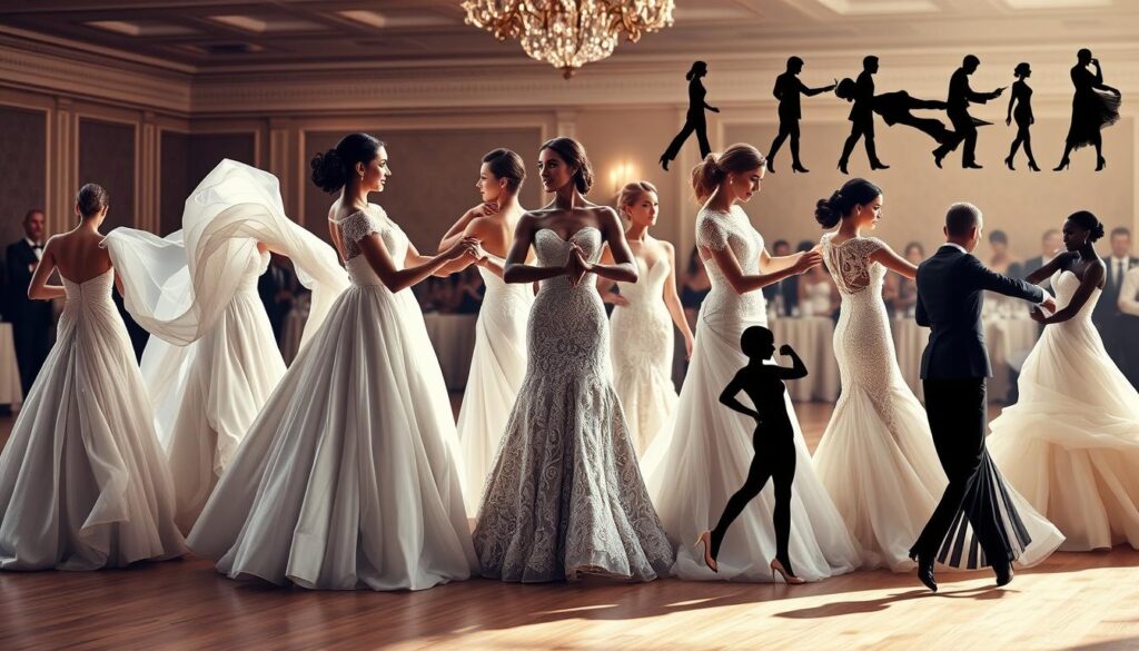 effect of wedding dress styles on dance move limitations