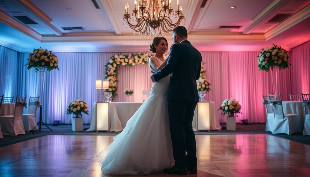 wedding dance positioning